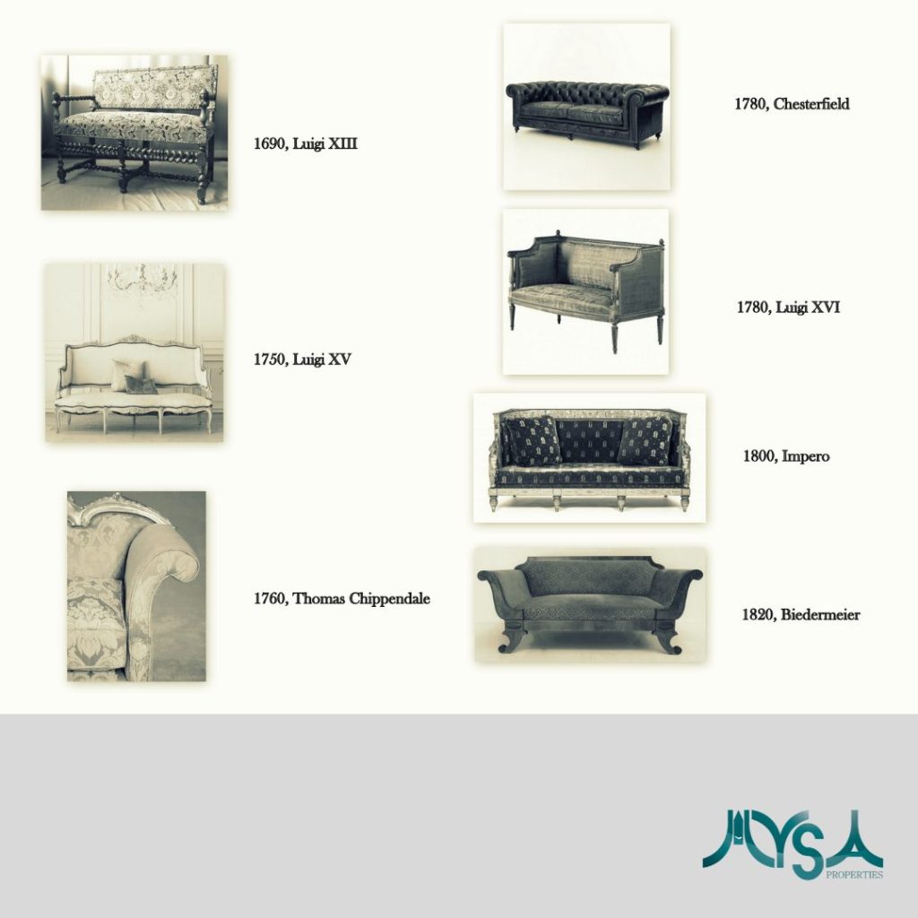 Mysa Properties - Il soggiorno, un divano per amico